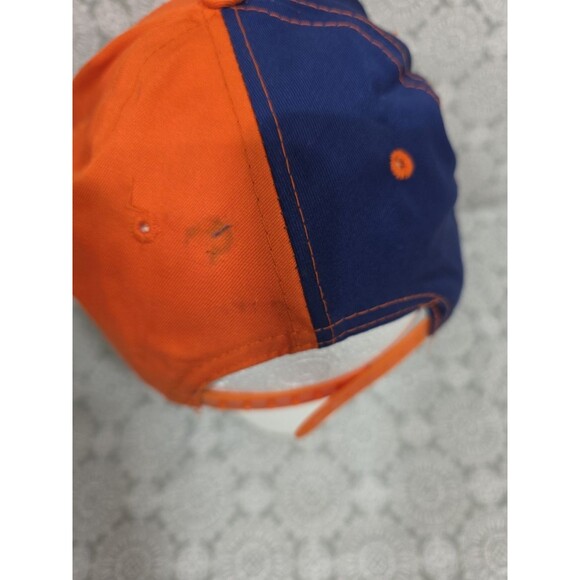 Vintage Chicago Bears Looney Tunes Taz Bug Baseball Cap Hat Orange Blue YOUTH - Picture 6 of 10